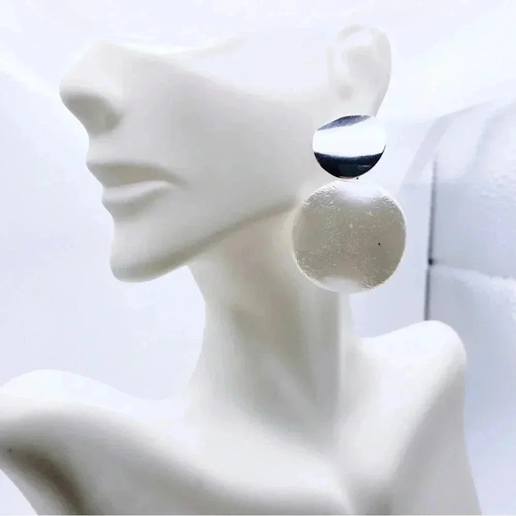 Drop Pearl Earrings, Classic Pearl, Earrings with drop mother of pearl - Picture 3 of 4